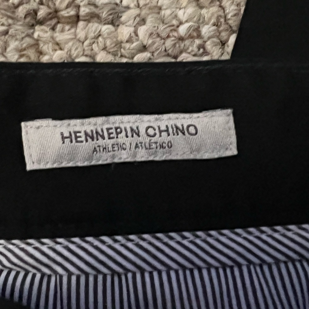 Goodfellow & Co. jet black HENNEPIN CHINO Athletic pants 31x36​ - Picture 7 of 7